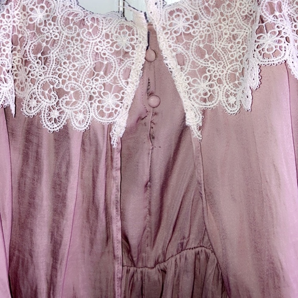 Mustard seed, Dusty rose Romper. NEVER WORN !